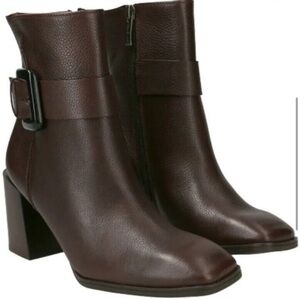 Paul Green Nirvana Boots  Chestnut Brown Leather